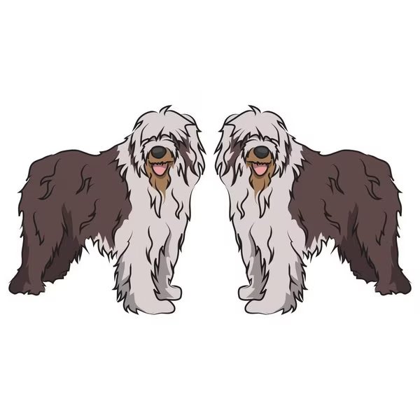 Old English Sheepdog Dog Decal, Dog Lover Decor Vinyl Sticker, Signmission, Mfr#: D-24-Old English Sheepdog